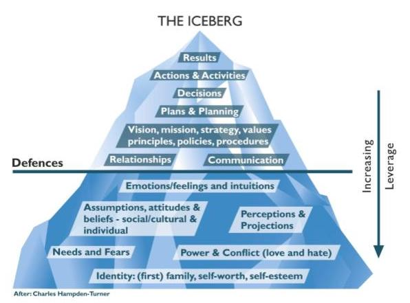 The iceberg model